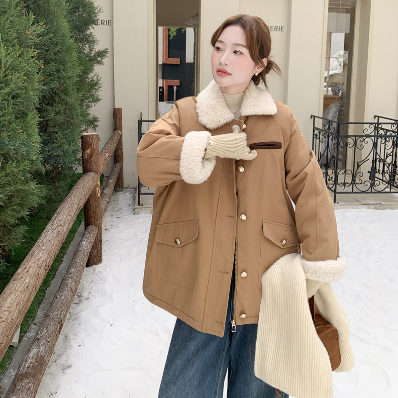 【新款】工装派克服棉衣2C115-2370-P195-K288,女装棉衣/棉服,2C115