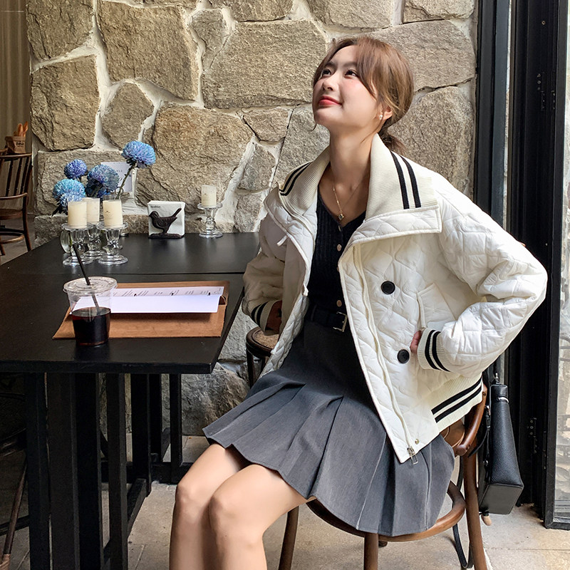 新款2025年冬季菱形格棉衣2C098-8951P165K248,女装棉衣/棉服,2C098