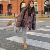 【新品】现货有买家秀撞色里布羽绒服90绒6182款P285控418，女装羽绒服，2C139