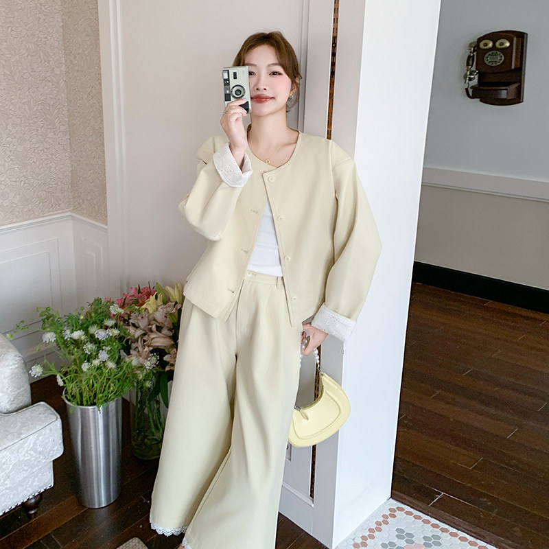 现货蕾丝花边拼接套装2C117-1754P165K238,女装套装/套裙,2C117