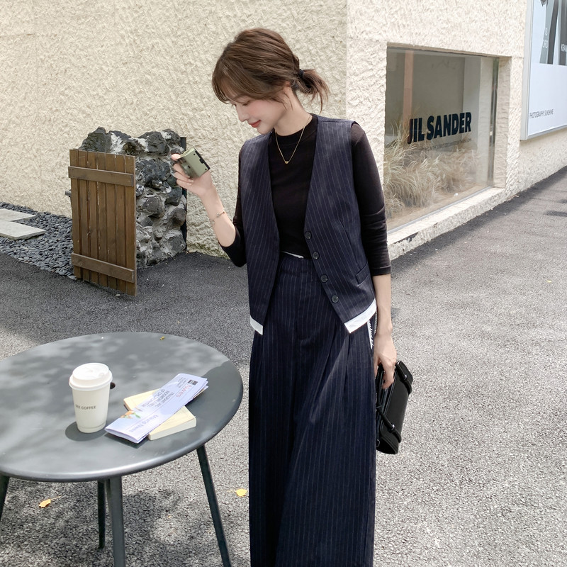 【现货】老钱风马甲套装设计师款088-7739P185K258,女装套装/套裙,2C088