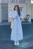 【大量现货】洋气时尚套装女2025夏新款2C227/2533/P165K218，女装套装/套裙，2C227