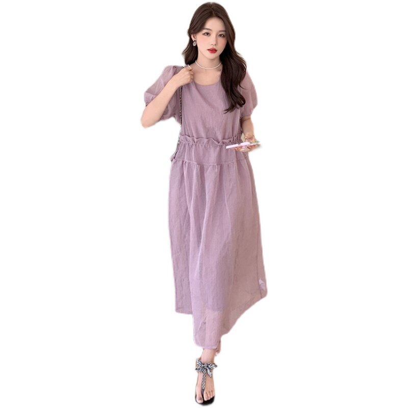 大量现货主推夏季两色仙女长裙2C032692P105K158,女装连衣裙,2C032