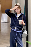 【新款数据好】设计师蓝色运动套装088-7753P185K258，女装套装/套裙，2C088