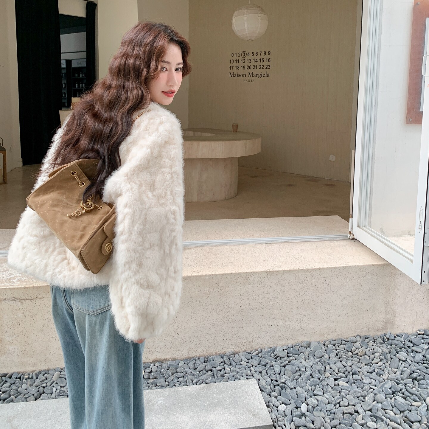 环保皮草皮毛一体外套2b115-8611P175K258,女装皮草,2B115