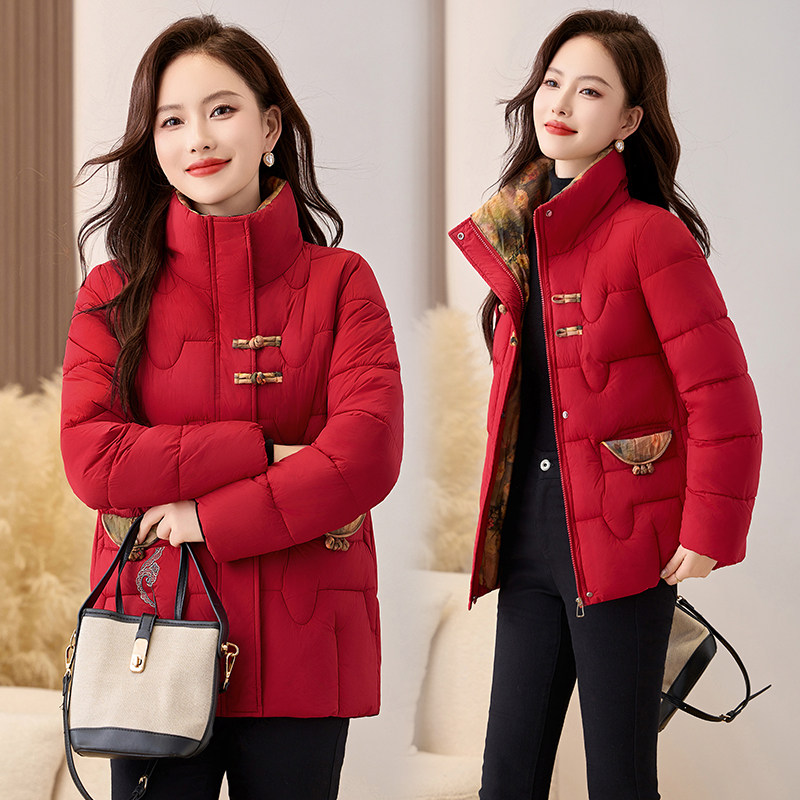中式古典风棉服现货,女装棉衣/棉服,锦绣伊人