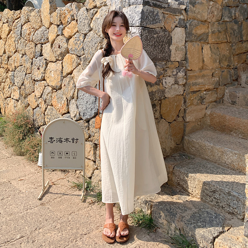 【现货】优雅法式温柔风甜美连衣裙088-6629p115k168,女装连衣裙,2C088
