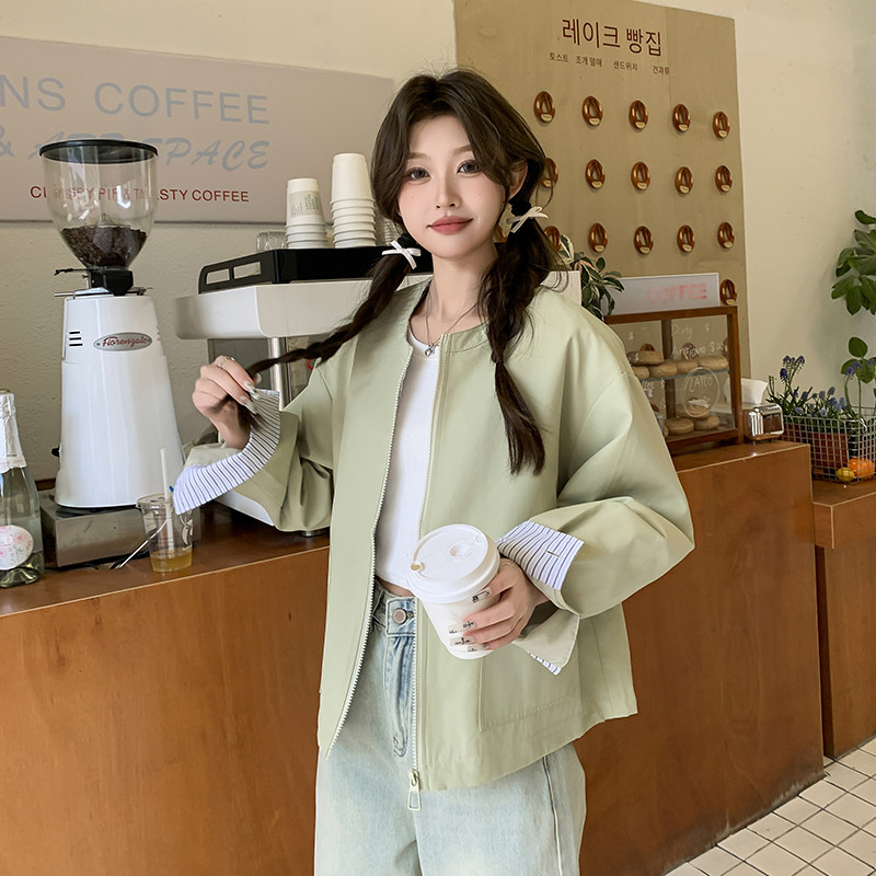 2025年春季潮流时尚女装女士精品短外套显瘦,女装短外套,2C222
