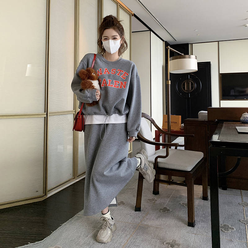 现货主推！字母卫衣半身裙裙两件套 2C166-2268P135控218图片
