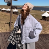 小个子羽绒服女短款冬季2025新款立领面包服设计感超好看外套，女装羽绒服，2C177