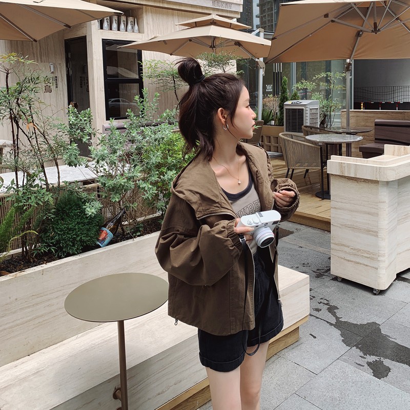 【新品档口现货】2025女装秋装休闲风衣外套266,女装风衣,2C266