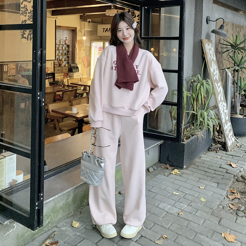 现货：春装新款春秋宽松百搭休闲三件运动套装2C135-6862P185K278,女装套装/套裙,2C135