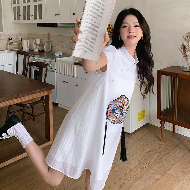 【大暴现货】新中式少女旗袍改良版连衣裙P95-148图片