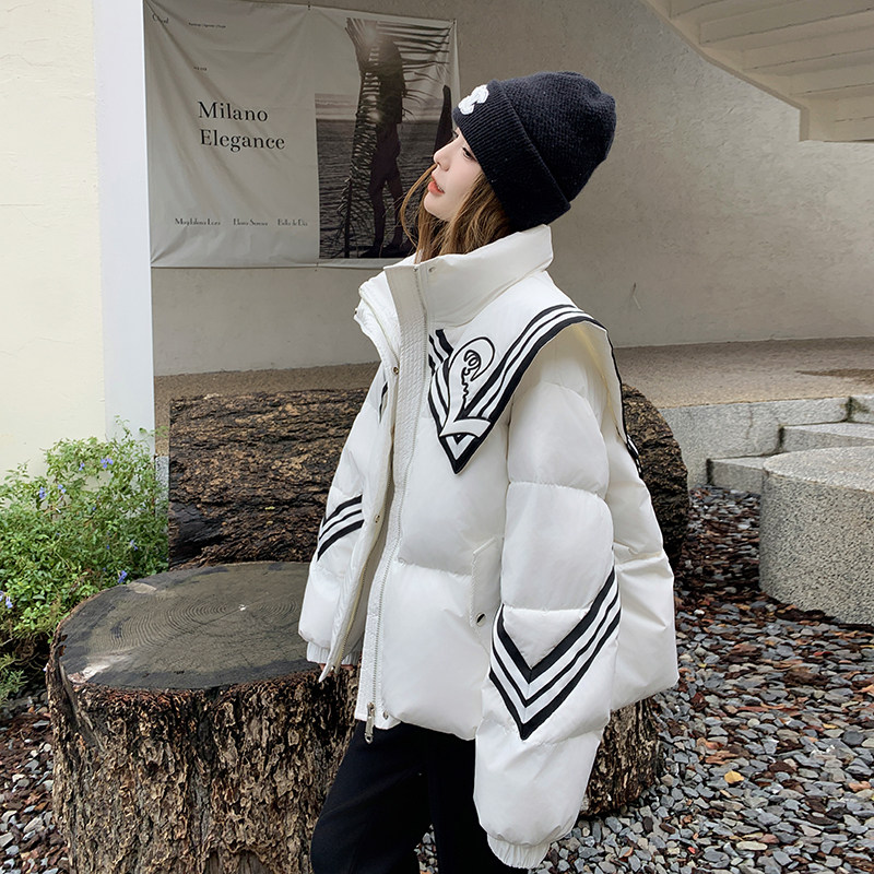 大量现货 2025年冬季新款拼接90绒羽绒服2C098-8969P315K478图片