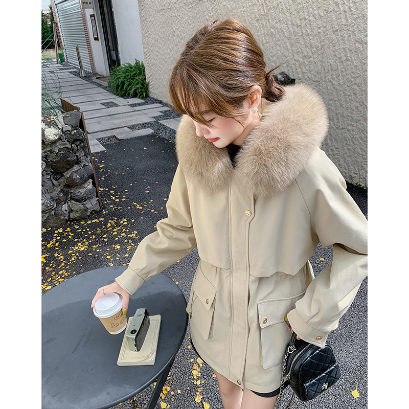 现货主推派克服24新仿真毛领内胆毛毛厚1C086-617-P195-K278,女装棉衣/棉服,2D044