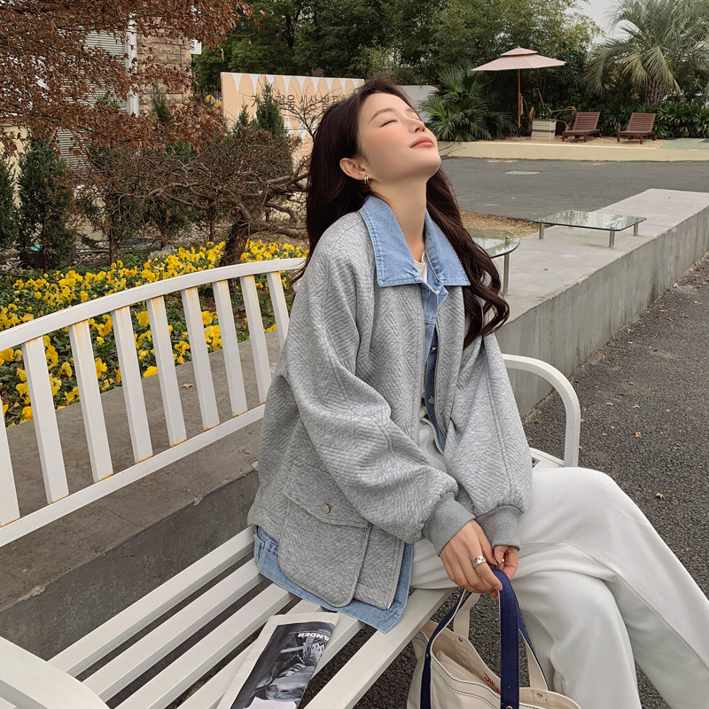 【档口现货】2025新款牛仔女装韩版休闲外套女266-P125-L175,女装短外套,2C266