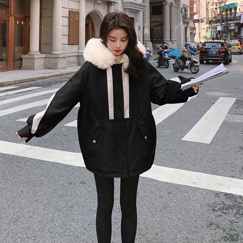 大量现货！拼接派克服2C127-883-P190-K278,女装棉衣/棉服,2C127