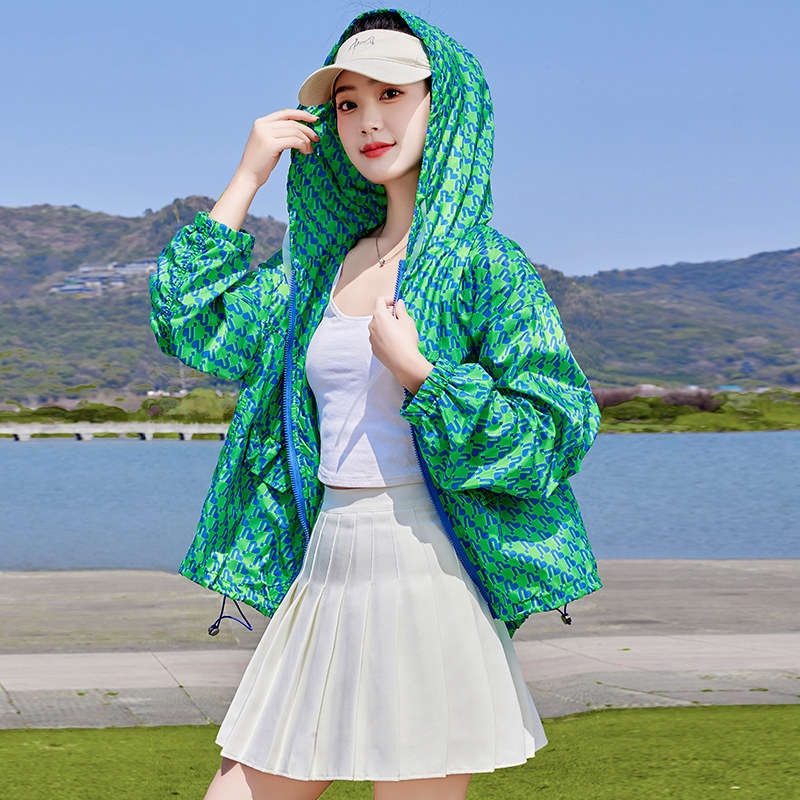 短款2025年防晒服RF2C290-5829#-P85-K138,女装防晒衣,2C290