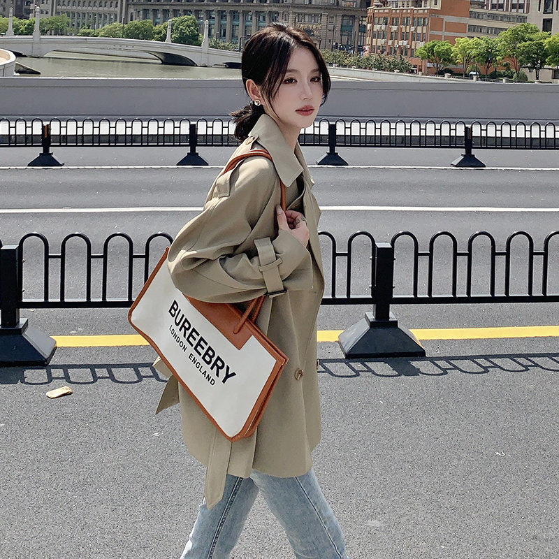 大货已出！！！韩系中长款风衣外套2C127-8838-P140-K198,女装风衣,2C127