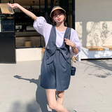 新款现货夏季时尚两件套套装2C098-8907连衣裤P95K138套P125K178，女装套装/套裙，2C098