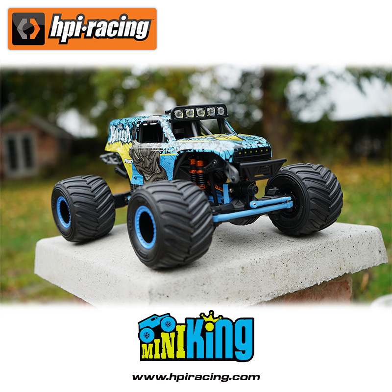 Hpi Mini King Flux Remote Control Electric Four-Wheel Drive Brushless 1/18 Monster Truck Off-Road Vehicle 160807 Hpi Mini King Flux Remote Control Electric Four-Wheel Drive Brushless 1/18 Monster Truck Off-Road Vehicle 160807