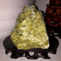 Natural gold ore Zhaoyuan wealth gold silver copper strange stones ornamental stones crystal minerals Feng Shui raw stone ornaments