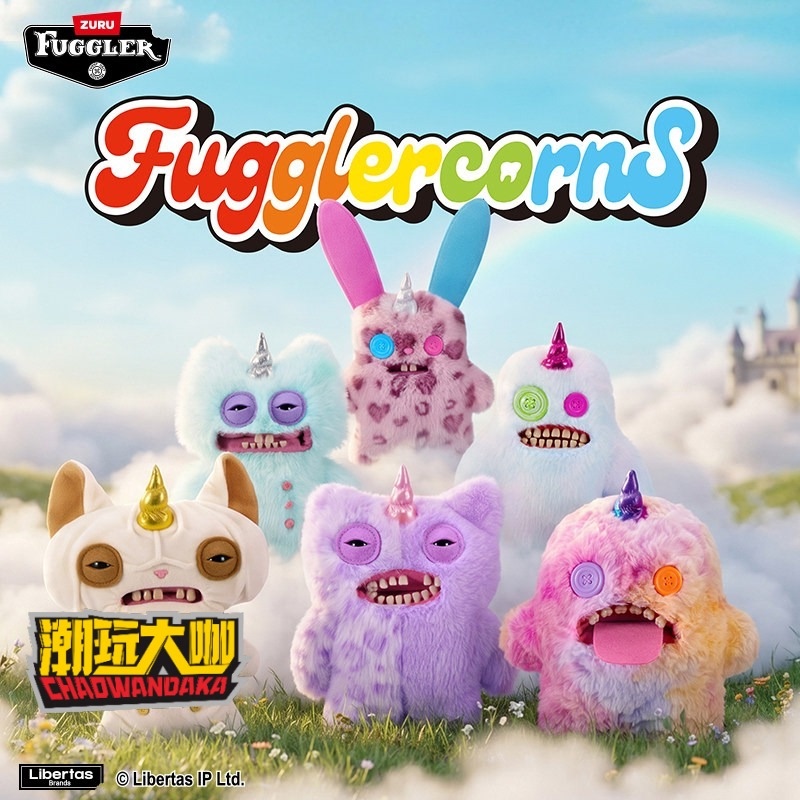 Fuggler Genuine Cute Monster Unicorn Plush Toy Doll, Adorable and Quirky Gift, Trendy Toy