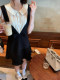 Thepeachofficial Hepburn Midsummer Dream French dress doll collar top with suspender set