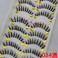Прозрачные плотные завивающие накладные ресницы, не оставляет следов