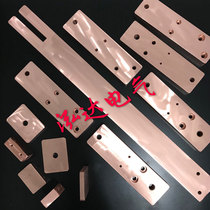T2 copper row processing tinned copper row Punching bending ground row Zero line row Machine room grounding busbar busbar