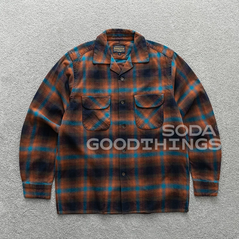 Сода Spot PENDLETON x B:MING от BEAMS ко-брендированная клетчатая куртка-ш shirt