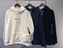 Soda spot Champion Champion chest to write embroidery logo plush-head coat with hat