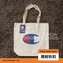 SODA spot Champion champion scribbled large C canvabut single-shoulder backpack male and female hand-held shoulder bag