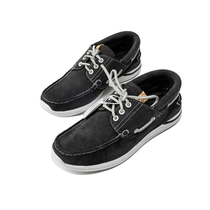 Soda spot VISVIM Spot HOCKNEY-FOLK Yu Wenle with deer skin low-help sailing shoes