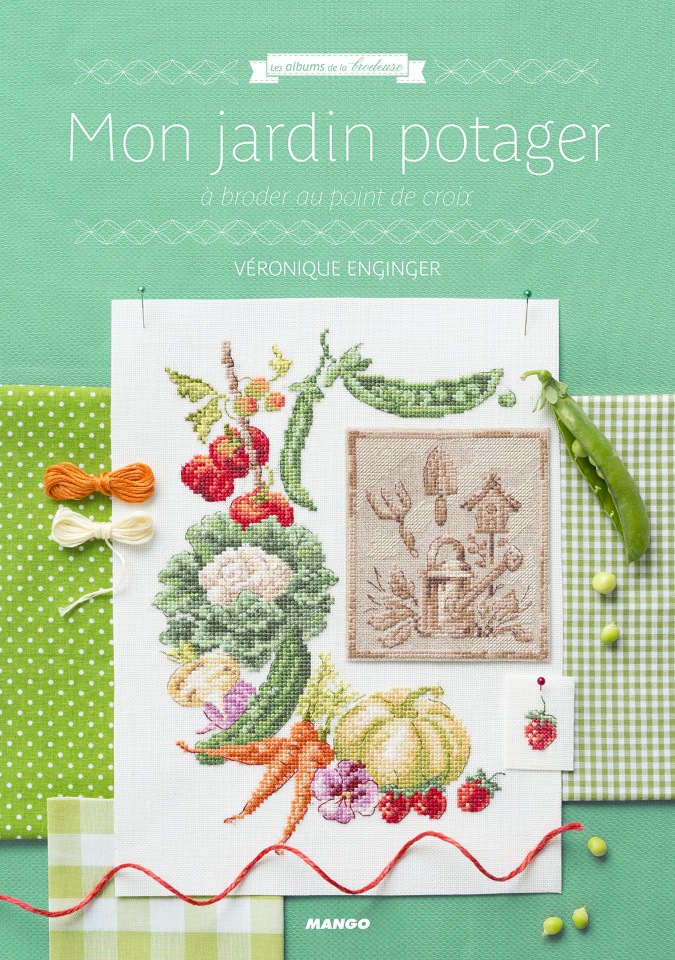 VE CROSS-STITCH BOOK MON JARDIN POTAGER KITCHEN GARDEN FRUITS AND VEGETABLES 2018