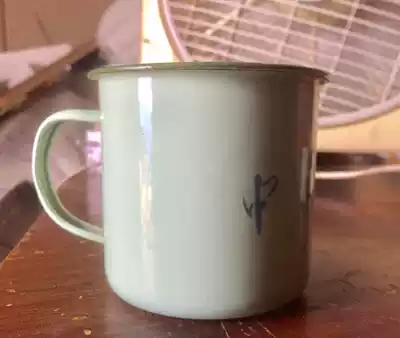 Retired inventory enamel wash mouth Cup height 9cm diameter 10cm