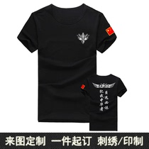 Custom Warriors 2 same special forces T-shirt summer cotton military men camouflage short sleeve military fans slim body version of clothes
