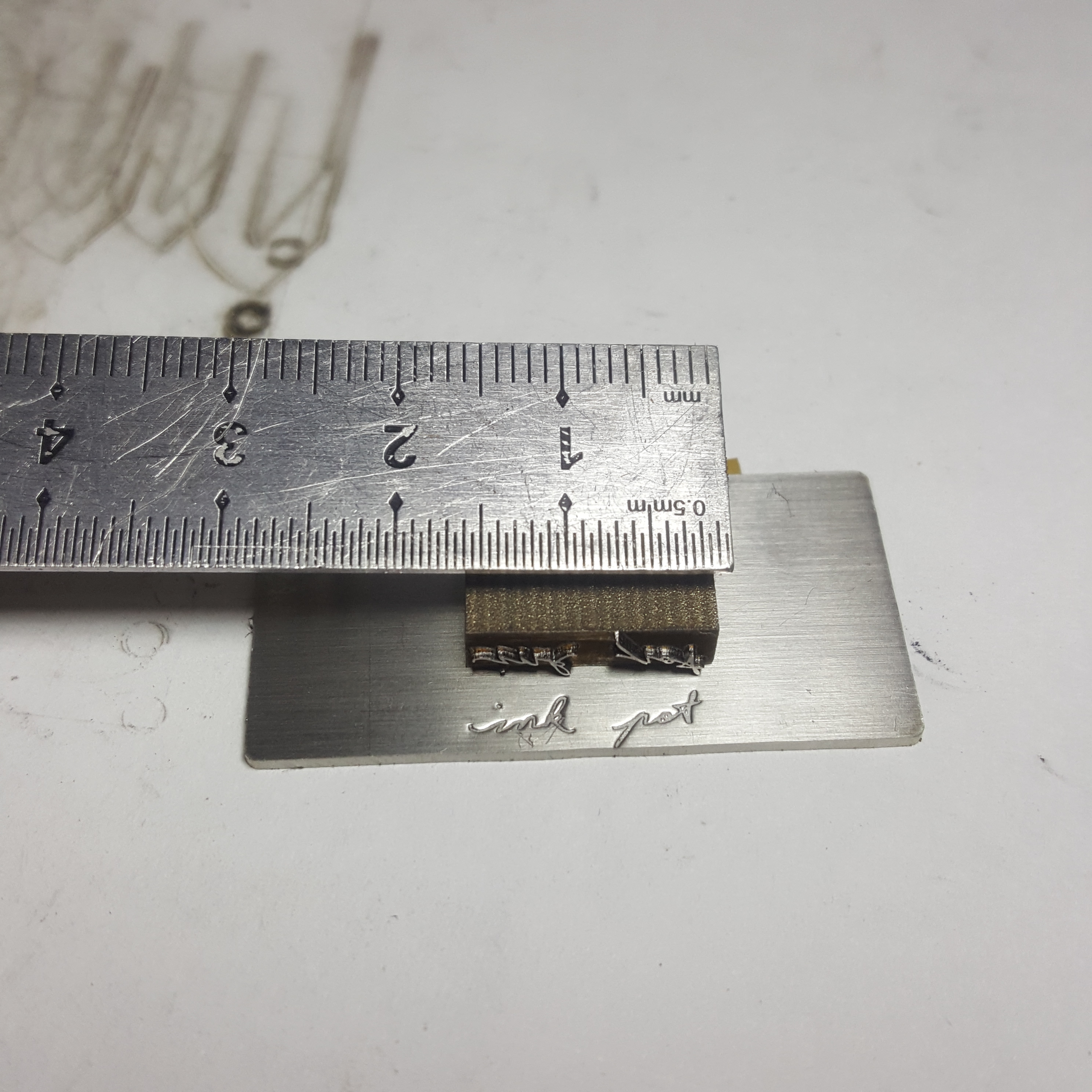 Steel stamp Super fine steel stamp Gold and silver jewelry steel stamp Ultra small steel stamp Precision steel punch Handwritten word steel stamp