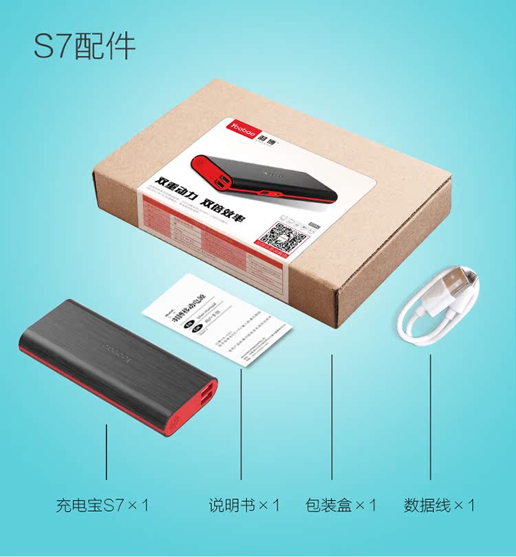 Yu Bo điện thoại di động sạc kho tàng điện thoại di động phổ biến 10.000 mA kép USB 2A thông minh nhanh chóng đỏ cầm tay Yooboo - Ngân hàng điện thoại di động sạc dự phòng huawei