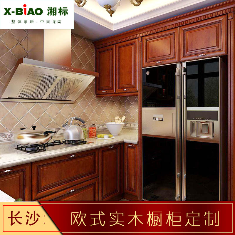 Xiangpeu solid wood overall cabinet set made quartz stone countertop oak finger plate cabinet door value ratio high overall kitchen custom