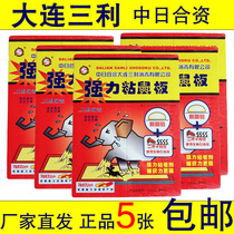 Dalian Sanli strong sticky mouse board mouse glue super strong mouse thick rat anti rat artifact 5 pieces