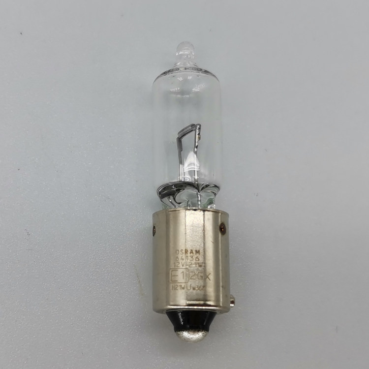 OSRAM OSRAM 64136 12V 21W E1 2GX H21W U flat foot offset angle automotive light bulb
