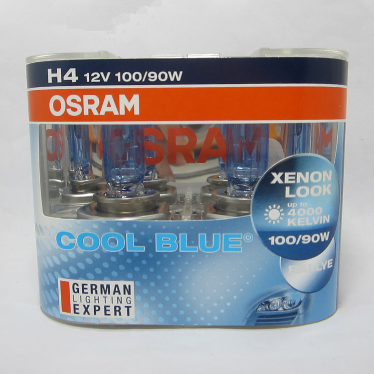 OSRAM H4 cool blue 4000K 12V 100 90W 62204CB OSRAM high tile car bulb
