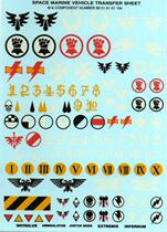 warhammer warhammer optional water sticker space marine vehicle10 * 14cm-2