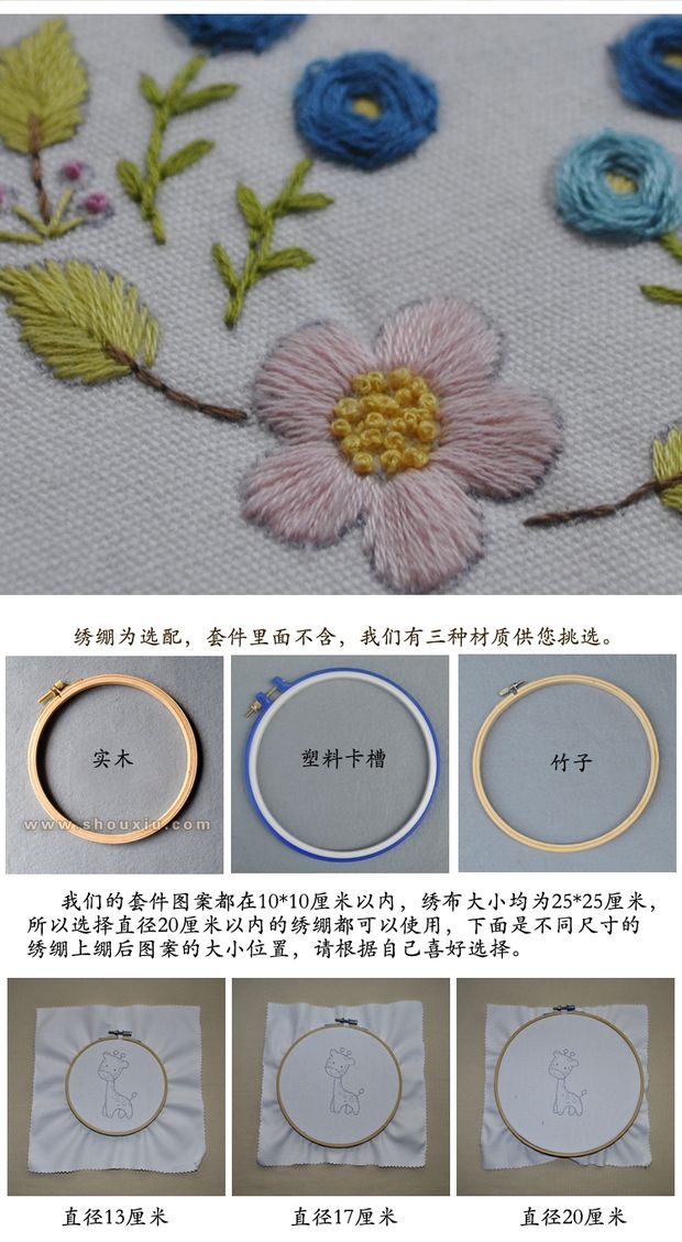Chất liệu thêu Châu Âu Gói Hoa Thực vật DIY Bộ dụng cụ thêu Hoa văn Vải thêu truyền thống tranh thêu