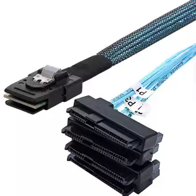 SFF-8087 Mini SAS line 36P to SFF-8482 SAS 29P Hard Disk Array Line 4sas