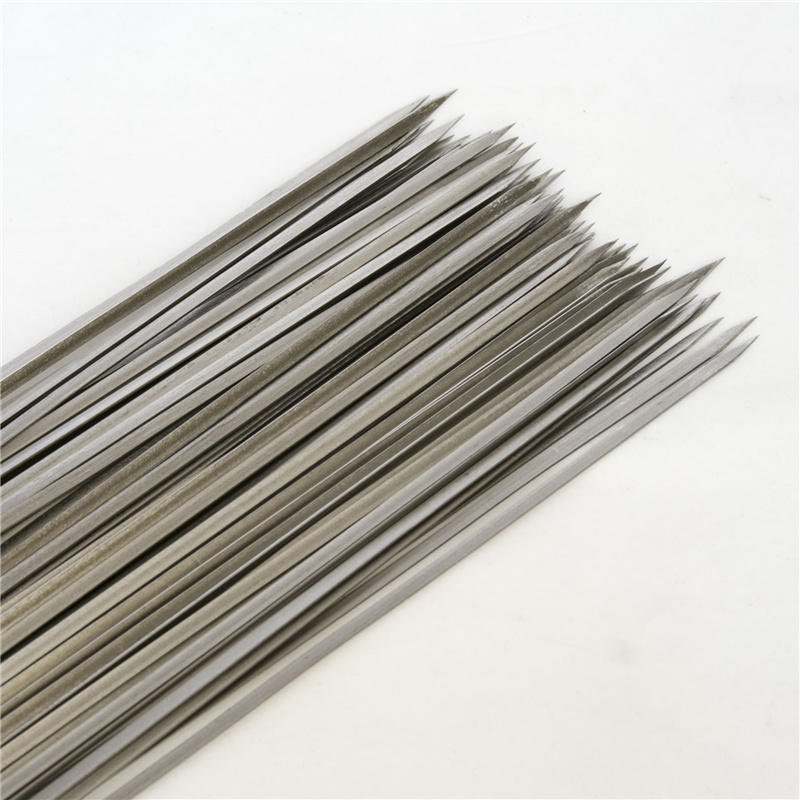 Butterfly grilled 33-34CM without magnetic flat baking sign for small round sign 2 0 meat skewers Barbecue Needle Roast Pin