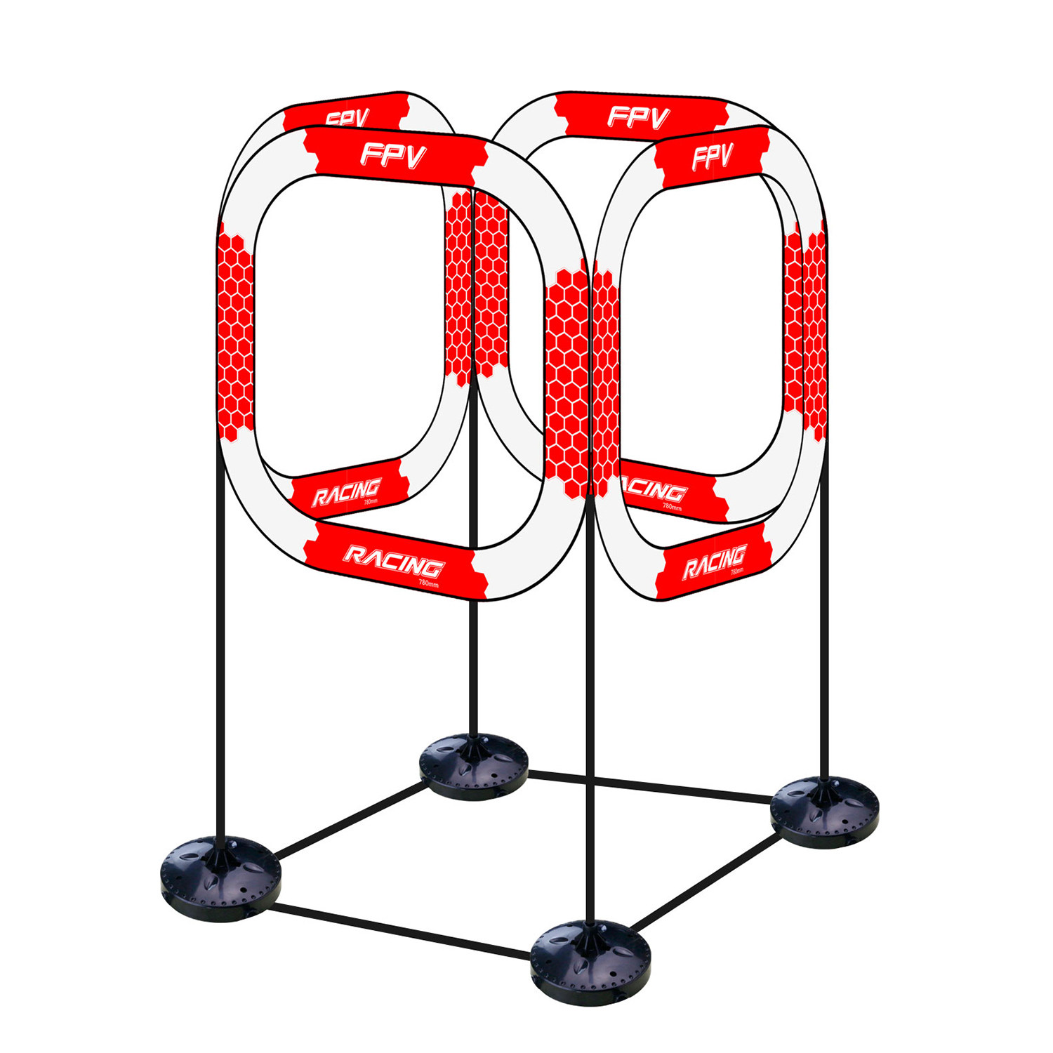 KINGKONG LDARC Crossing Machine Practice Door 580mm 780mm Rubik's Cube Gantry FPV Flight Training Obstacle