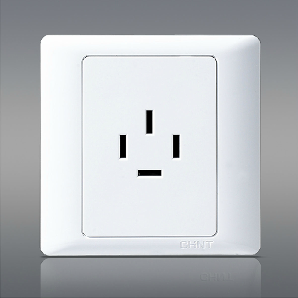 Zhengtai Electric 86 Type 4-hole socket 16A three-phase quadruple socket 7G series NEW7-G449