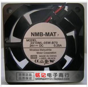 Original load of NMB-MAT fan 2410ML-05W-B70 6CM 24V 25A 0 25A lines